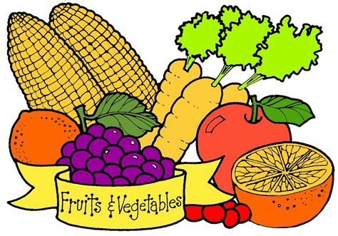 Eating non-starchy vegetables and fruits like apples, pears. . Fruits and vegetables clipart